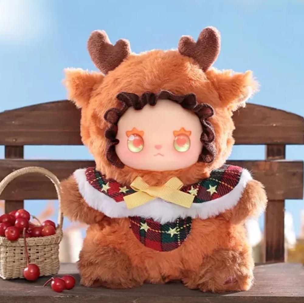 Lovely Emma Starry Elk Pocket Zoo Series Blind Box Plush Keychain